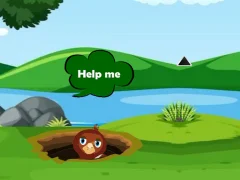 खेल Help Injured Bird Fallen Down ऑनलाइन