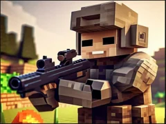 खेल Pixel Village Battle 3D.io ऑनलाइन
