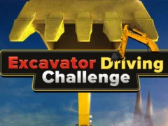 खेल Excavator Driving Challenge ऑनलाइन