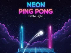 खेल Neon Ping Pong ऑनलाइन