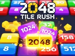 खेल 2048 Tile Rush ऑनलाइन