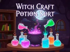 खेल Witch Craft Potion Sort ऑनलाइन
