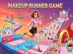 खेल Makeup Runner Game ऑनलाइन