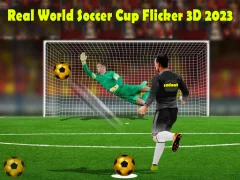 खेल Real World Soccer Cup Flicker 3D 2023 ऑनलाइन