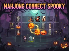 खेल Mahjong Connect Spooky ऑनलाइन
