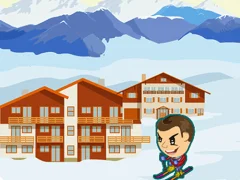 खेल Zigzag Snow Ski ऑनलाइन
