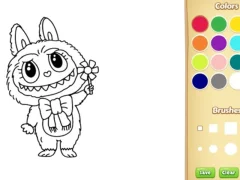 खेल Labubu Doll Coloring Book for Kids ऑनलाइन