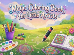 खेल Magic Coloring Book for Little Artists ऑनलाइन