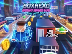 खेल Boxhead Highway Runner Game ऑनलाइन