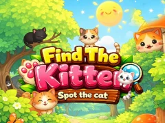 खेल Find the Kitten Spot the Cat ऑनलाइन
