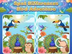 खेल Spot Differences Bird Adventure ऑनलाइन