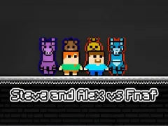 खेल Steve and Alex vs Fnaf ऑनलाइन