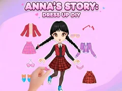 खेल Anna's Story: Dress Up DIY ऑनलाइन
