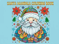 खेल Santa Mandala Coloring Pages ऑनलाइन