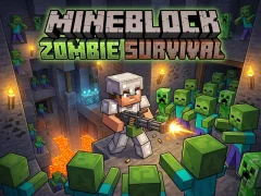 खेल Mineblock Zombie Survival ऑनलाइन