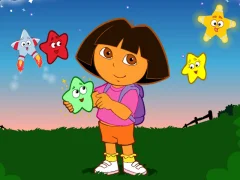 खेल Dora The explorer Dora's Star Catching ऑनलाइन