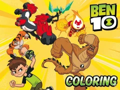 खेल Ben 10 Coloring ऑनलाइन