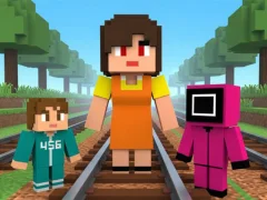 खेल Squid Game Craft Runner ऑनलाइन