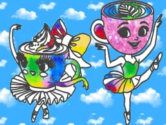 खेल Coloring Book for kids: Ballerina Cappuccina ऑनलाइन