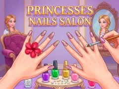 खेल Princesses Nails Salon ऑनलाइन