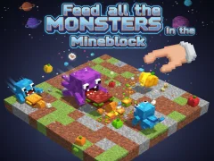खेल Feed all the MONSTERS in the Mineblock ऑनलाइन