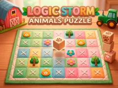 खेल Logic Storm: Animals Puzzle ऑनलाइन