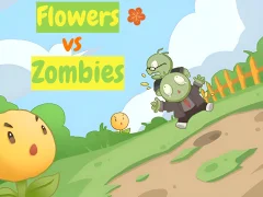 खेल Flowers vs Zombies ऑनलाइन