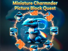खेल Miniature Charmander Picture Block Quest ऑनलाइन
