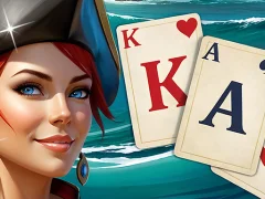 खेल Solitaire Klondike Treasure Island ऑनलाइन