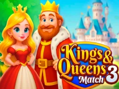 खेल Kings and Queens Match 3 ऑनलाइन