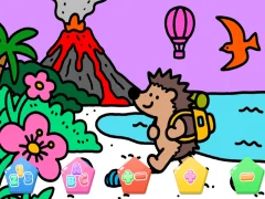 खेल Color By Code Volcano Hedgehog ऑनलाइन