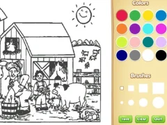 खेल Farm Coloring Book For Kids ऑनलाइन