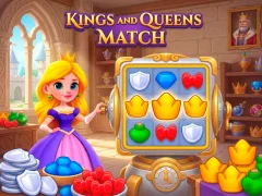 खेल Kings and Queens Match ऑनलाइन