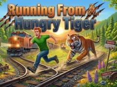 खेल Running From A Hungry Tiger ऑनलाइन