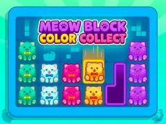 खेल Meow Block: Color Collect ऑनलाइन