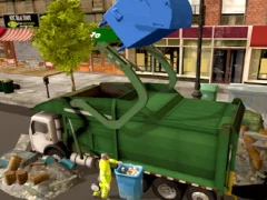 खेल Town Clean Garbage Truck ऑनलाइन