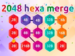 खेल 2048 Hex Chain Merge ऑनलाइन