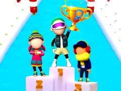 खेल Fun Race On Ice ऑनलाइन