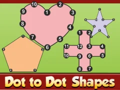 खेल Dot To Dot Shapes ऑनलाइन
