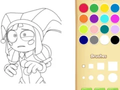 खेल Pomni Coloring Book For Kids ऑनलाइन