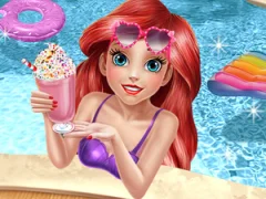 खेल Mermaid Princess Pool Time ऑनलाइन