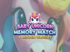 खेल Baby Unicorn Memory Match & Hidden Objects ऑनलाइन