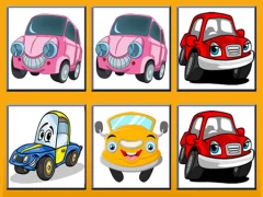खेल Funny Cars Memory ऑनलाइन