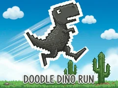 खेल Doodle Dino Run ऑनलाइन