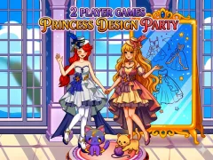 खेल 2 Player Games Princess Design Party ऑनलाइन