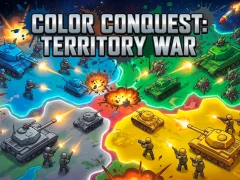 खेल Color Conquest: Territory War ऑनलाइन