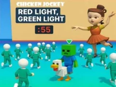 खेल Chicken Jockey: Red Light Green Light ऑनलाइन