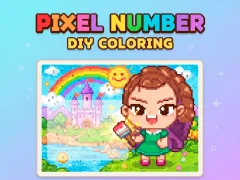 खेल Pixel Number  DIY Coloring ऑनलाइन