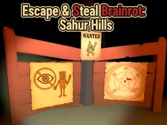 खेल Escape & Steal Brainrot: Sahur Hills ऑनलाइन