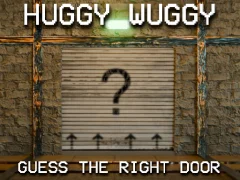 खेल Huggy Wuggy Guess the right door ऑनलाइन